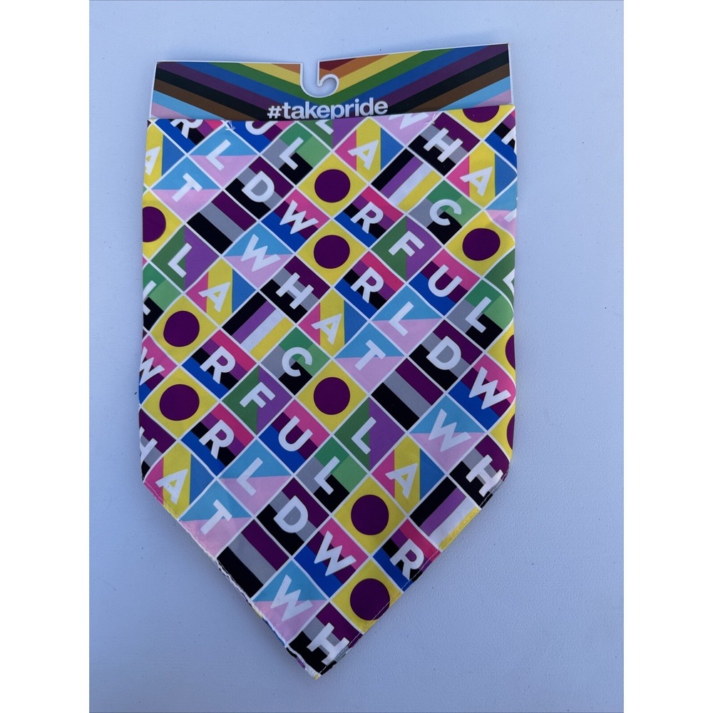 Take Pride Pet Bandana One Size Fits All - New With Tags